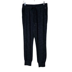 Peach Black Charcoal Gray Space Dye Joggers